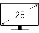 MSI PRO MP252 Monitor - 24.5 inch, Full HD (1920x1080) , 100Hz, HDMI, Display Port 56 icnspec 2