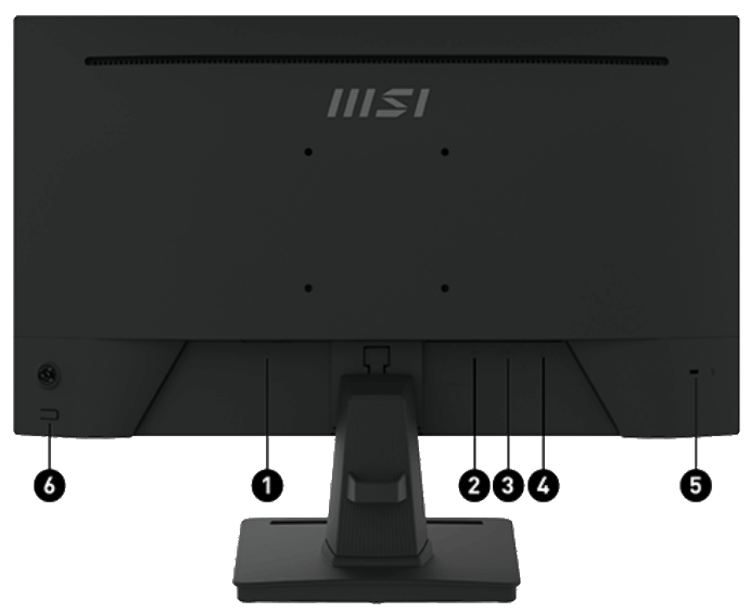 MSI PRO MP252 Monitor - 24.5 inch, Full HD (1920x1080) , 100Hz, HDMI, Display Port 65 spec