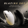 ATK Blazing Sky X1 Ultra Gaming Mouse - 3 modes, Omron Optical Microswitches, PAW3950Ultra Sensor, Wireless 8000Hz, 500mAh, 54g 100% Teflon Feet