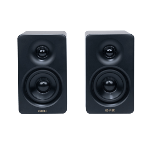 Edifier M60 Black 2.0 Compact Bookshelf Speakers - 66W (RMS) total, Bluetooth V5.3, USB-C, AUX inputs