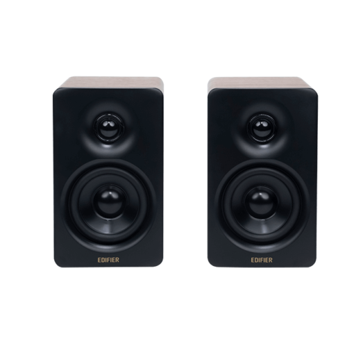 Edifier M60 Classic Oak 2.0 Compact Bookshelf Speakers - 66W (RMS) total, Bluetooth V5.3, USB-C, AUX inputs