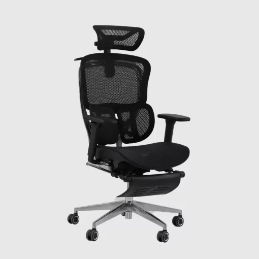 Gami Crom Carbon Edition Ergonomic Chair - màu Metal, tựa cổ HeadFlex 8D, tựa lưng Butterfit 2D, Multi Button, tay ghế 360 độ, lưới solidmesh USA