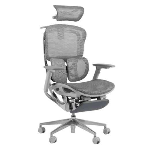 Gami Crom Pro Edition Ergonomic Chair - Khung hợp kim nguyên khối, lưng Carbon ngả 9 cấp độ, Mono Control, tay ghế 360 độ, lưới solidmesh USA, mâm Slideseat 3D Pro