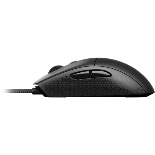 CORSAIR M55 Wired Lightweight Gaming Mouse - Black, 16000 DPI, Six Programmable Buttons, Textured Side Grips