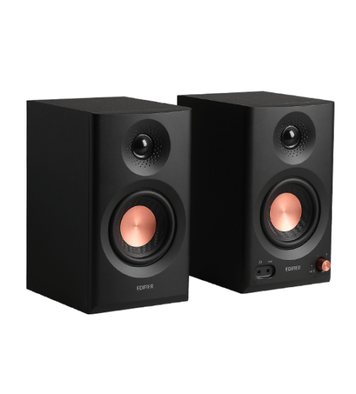 Edifier MR3 Black 2.0 Powered Studio Monitor Speakers System - 18W x 2 (RMS) total, Bluetooth V5.4