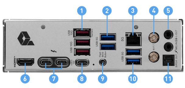 MSI PRO Z890-A WIFI Mainboard 32 MSI PRO Z890 A WIFI connection