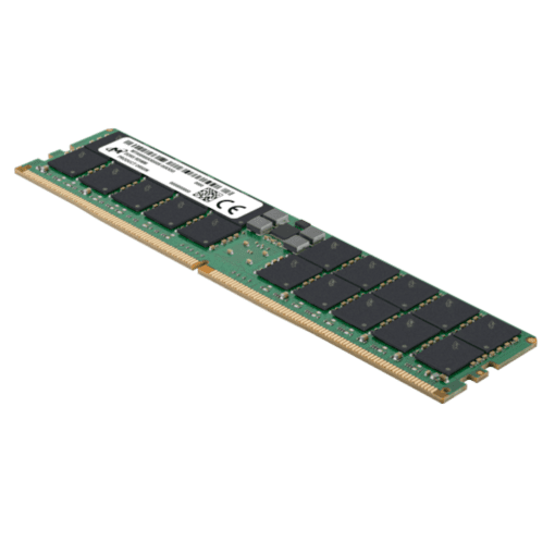 MICRON 64GB (1x64GB) 5600MHz CL46 2Rx4 16Gbit DDR5 ECC R-DIMM Memory Kit - non heatsink, 2Rx4 16Gbit (MTC40F2046S1RC56BD1R)