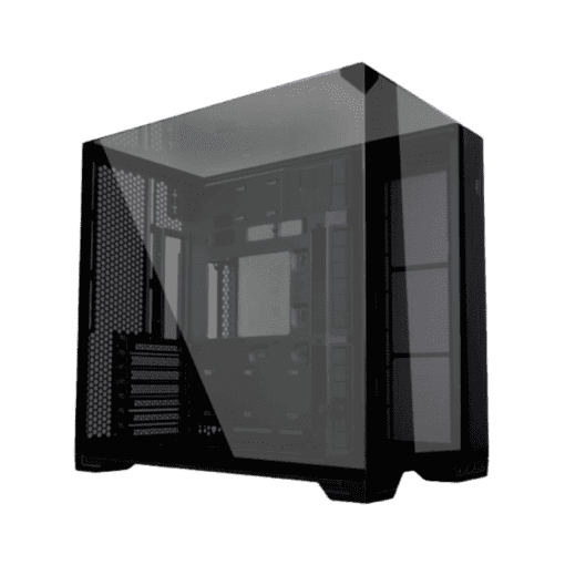 Lian Li O11 Vision Compact Black Case - Aluminum, Steel, Tempered Glass ATX Mid Tower