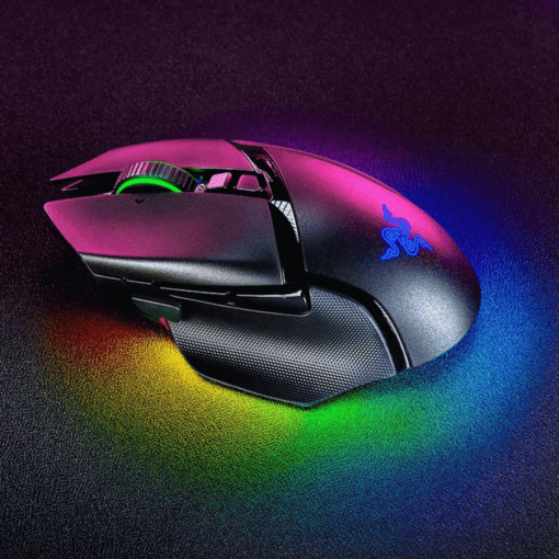 Razer Basilisk V3 Pro 35K Wireless Gaming Mouse - Black, 35000 DPI, Chroma RGB, HyperScroll Tilt Wheel