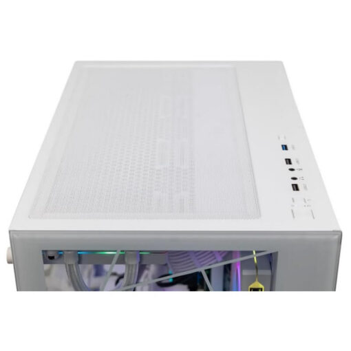 Segotep LUMI II White Case - MATX, Dual Tempered Glass, 360mm radiator support