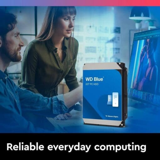 Western Digital Blue 4TB WD40EZAX HDD - 3.5 inch, 5400 RPM, 256MB Cache, SATA III