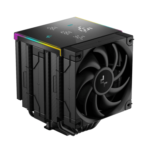 Deepcool AK620 DIGITAL PRO CPU Air Cooler - Black, 6 Heatpipes, Dual Tower, Multi-data point screen