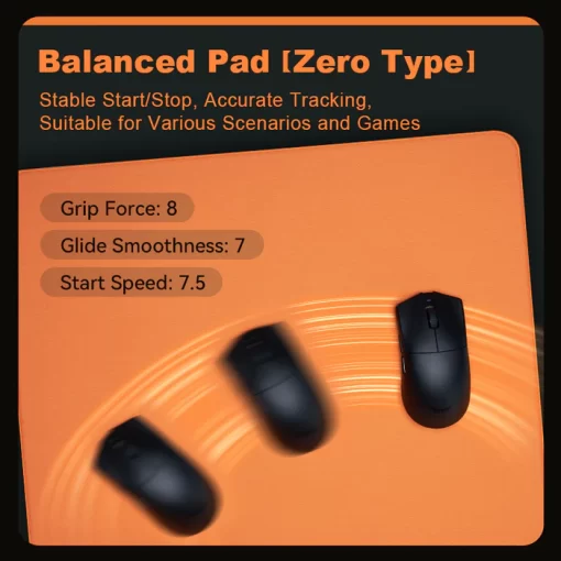 ATK Sky XSOFT Orange eSport Gaming Mouse Pad - L Size, 490mm x 420mm x 4mm