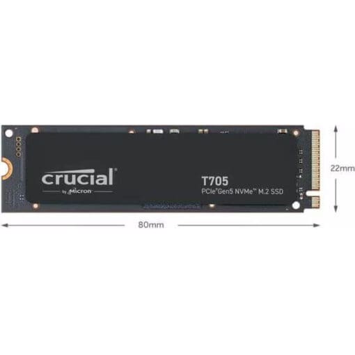 Crucial T705 2TB (CT2000T705SSD3) - M.2 PCIe Gen5 x4 NVMe SSD