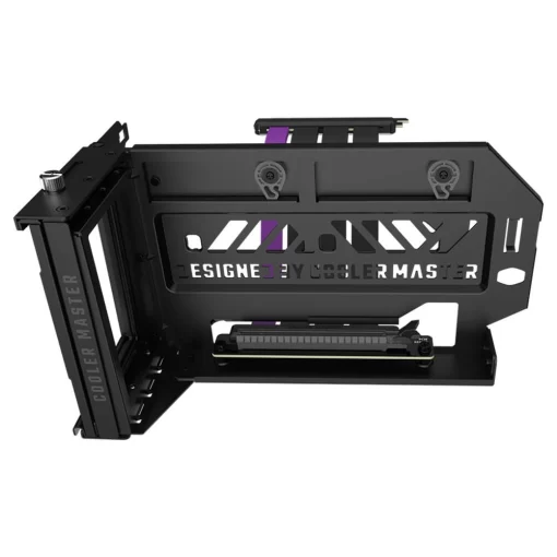 Cooler Master Universal Vertical Graphics Card Holder Kit V3 - Black, Premium Riser Cable PCI-E 4.0 x16-165mm