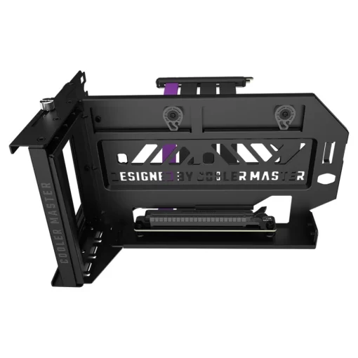 Cooler Master Universal Vertical Graphics Card Holder Kit V3 - Black, Premium Riser Cable PCI-E 4.0 x16-165mm