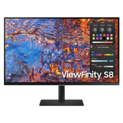 Samsung ViewFinity S8 S80PB LS32B800PXEXXV Monitor - 32 inch 4K UHD (3840x2160), IPS, 60Hz, 5ms, HDMI 2.0, HDCP 2.2 (HDMI), DP 1.4