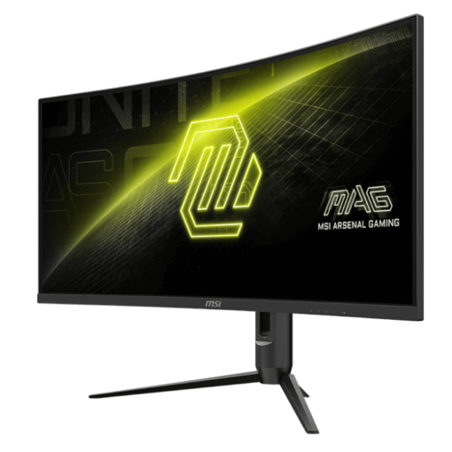 MSI MAG 342CQR E2 Curved 1500R Gaming Monitor - 34″ 32:9 VA, UWQHD (3440 x 1440), 180Hz 1ms (MPRT)
