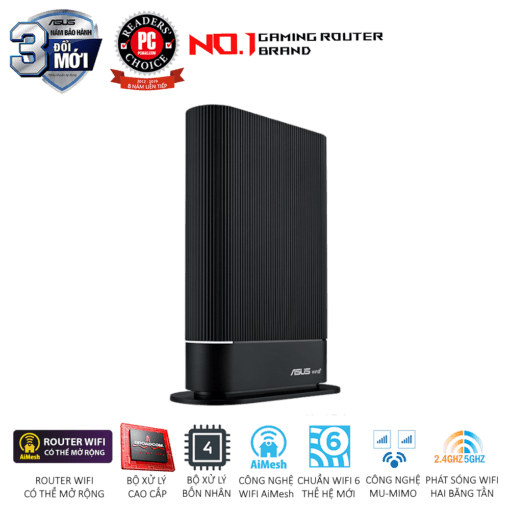 ASUS RT-AX59U WiFi Router - AX4200 (802.11ax) AiMesh, AiProtection Pro, Safe Browsing, Instant Guard, VPN