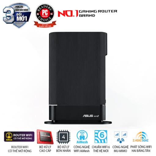 ASUS RT-AX59U WiFi Router - AX4200 (802.11ax) AiMesh, AiProtection Pro, Safe Browsing, Instant Guard, VPN
