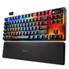 SteelSeries Apex Pro TKL Wireless Gen 3 Gaming Keyboard - 3 modes, OmniPoint 3.0 HyperMagnetic Switches, OLED Smart Display, Dynamic Per-Key RGB Illumination, Rubber Tri Level Feet, Magnetic Wrist Rest