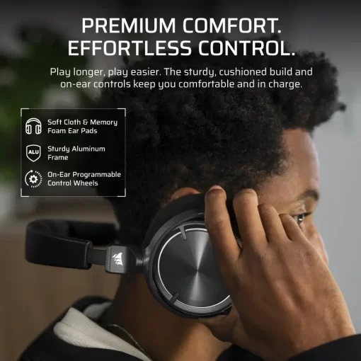CORSAIR VIRTUOSO MAX WIRELESS Gaming Headset - Carbon