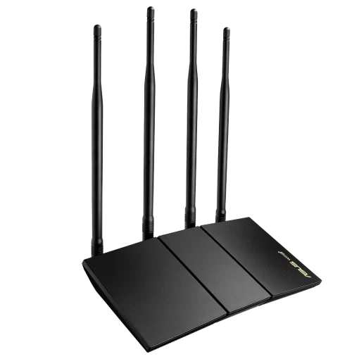 ASUS AX1800HP V2 (RT-AX1800HP V2) Router - Black, WiFi 6(802.11ax) MU-MIMO OFDMA, AiMesh