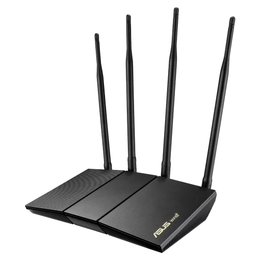 ASUS AX1800HP V2 (RT-AX1800HP V2) Router - Black, WiFi 6(802.11ax) MU-MIMO OFDMA, AiMesh