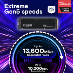 crucial t705 ssd 1TB gallery image gen5 speed 2