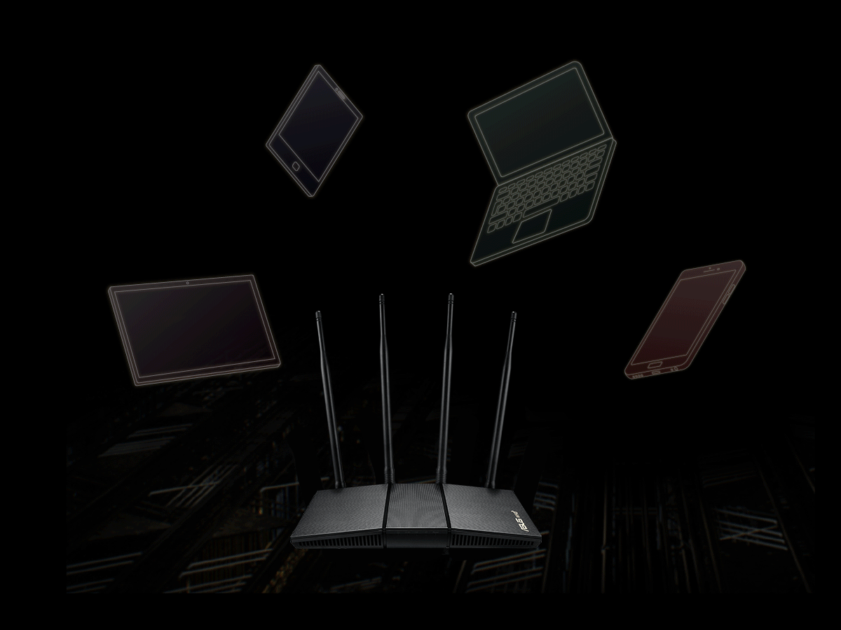 network efficiency RT AX1800HP