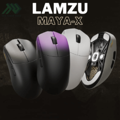 Lamzu MAYA X (dongle 8KHz included) Wireless Gaming Mouse - Lightweight 47g, Wireless 8KHz Champion, Chip MCU Nordic, Omron Optical Switch