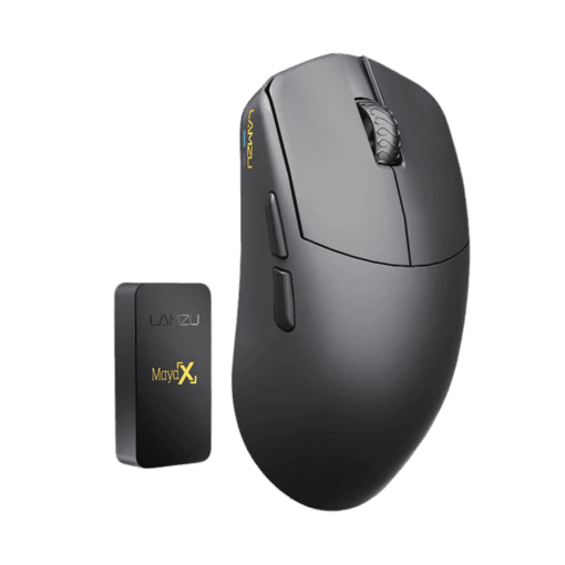 Lamzu MAYA X (dongle 8KHz included) Wireless Gaming Mouse - Lightweight 47g, Wireless 8KHz Champion, Chip MCU Nordic, Omron Optical Switch