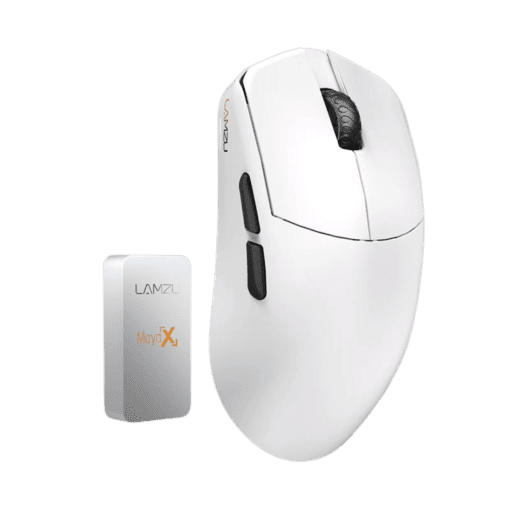 Lamzu MAYA X (dongle 8KHz included) Wireless Gaming Mouse - Lightweight 47g, Wireless 8KHz Champion, Chip MCU Nordic, Omron Optical Switch