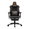 Cougar Armor EVO M Gaming Chair - Orange, Magnetic Memory Foam Neck Pillow, PVC leather, Full steel frame, 5D armrest, Footrest, Lumbar Cushion