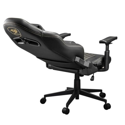 Cougar Explore Royal Gaming Chair - Breathable Velvet Fabric & PVC Leather, 3D Armrests, Lumbar & Neck Pillows