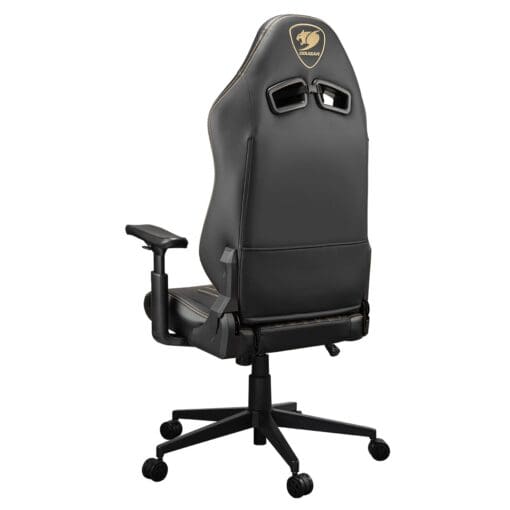 Cougar Explore Royal Gaming Chair - Breathable Velvet Fabric & PVC Leather, 3D Armrests, Lumbar & Neck Pillows
