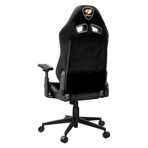 Cougar Explore Royal F Gaming Chair - Breathable Velvet Fabric & PVC Leather, 3D Armrests, Lumbar & Neck Pillows