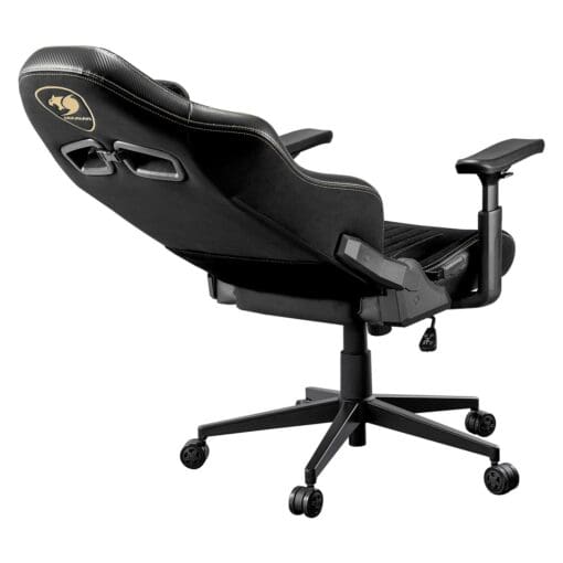 Cougar Explore Royal F Gaming Chair - Breathable Velvet Fabric & PVC Leather, 3D Armrests, Lumbar & Neck Pillows