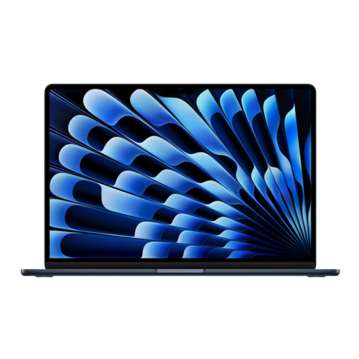 Apple MacBook Air M3 10GPU 512GB Midnight (MXCV3) Laptop - 16GB RAM, Apple M3 Chip (8C CPU, 10C GPU 16C Neural Engine), 13.6" Liquid Retina (2560x1664), Dual USB-C 35W, Wifi 6E