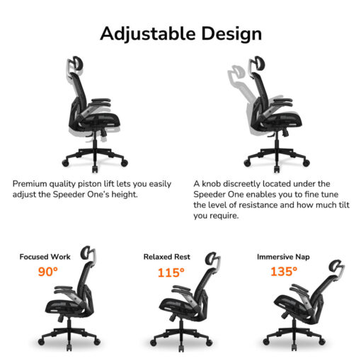 SPEEDER ONE zoom gallery Adjustable Design