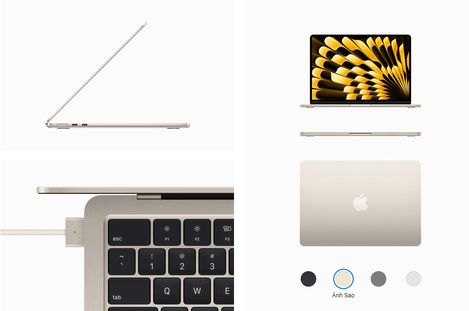 MacBook Air M2 2024 Chính Hãng.