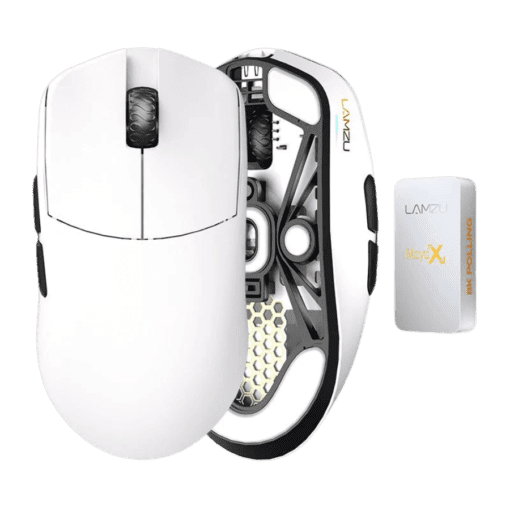 Lamzu MAYA X (dongle 8KHz included) Wireless Gaming Mouse - Lightweight 47g, Wireless 8KHz Champion, Chip MCU Nordic, Omron Optical Switch