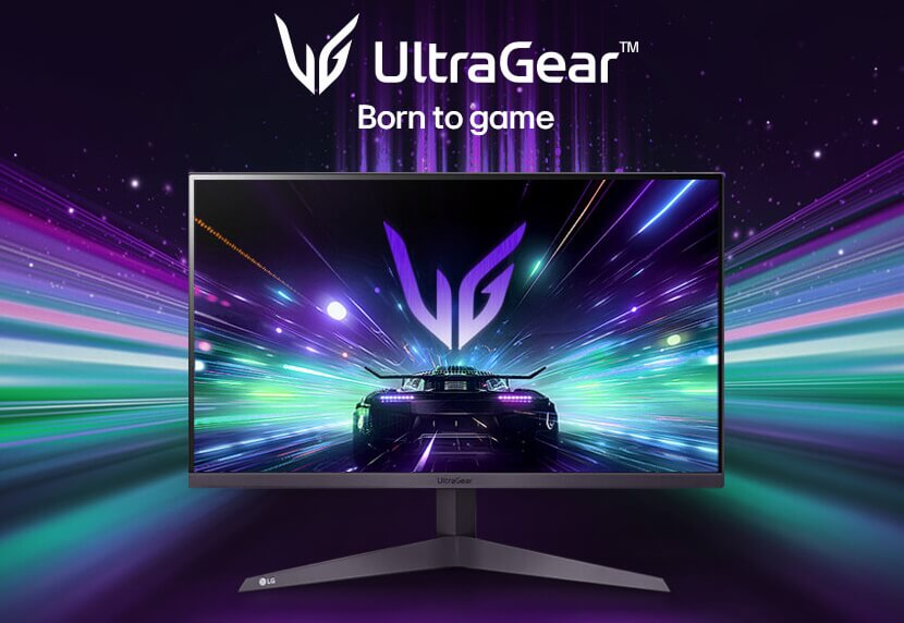 LG Ultragear 24GS50F-B Gaming Monitor - 24 inch FHD (1920x1080), 180Hz 1ms MBR, HDR 10, VA 16:9 29 24GS50F B mb 1