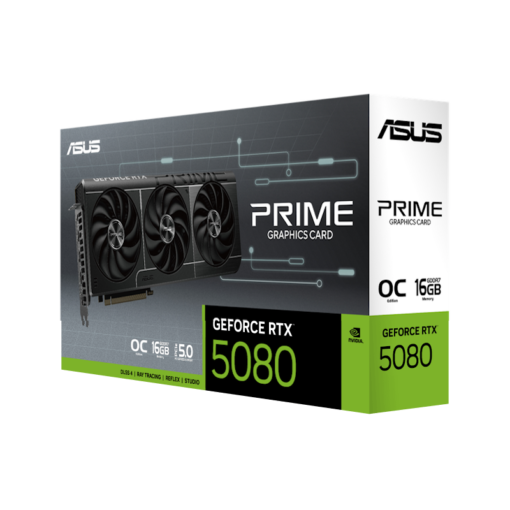 ASUS Prime GeForce RTX 5080 OC Edition 16GB GDDR7 (PRIME-RTX5080-O16G) Graphics Card