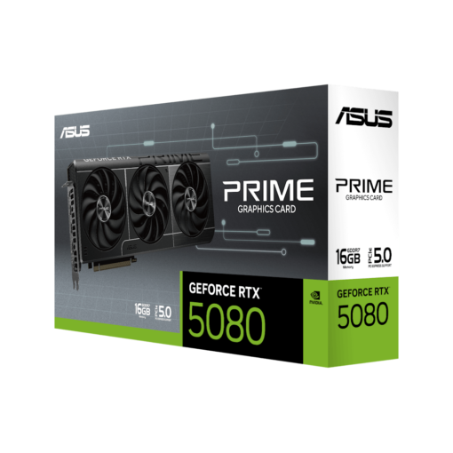ASUS PRIME GeForce RTX 5080 16GB GDDR7 (PRIME-RTX5080-16G) Graphics Card