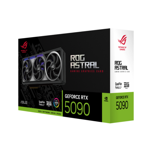 ASUS ROG Astral GeForce RTX 5090 32GB GDDR7 (ROG-ASTRAL-RTX5090-32G-GAMING) Graphics Card