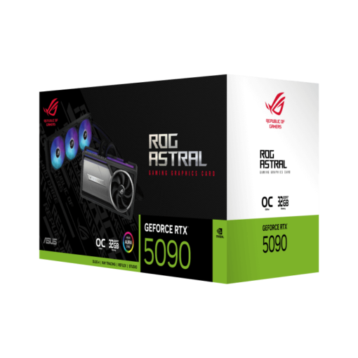 ASUS ROG Astral LC GeForce RTX 5090 OC Edition 32GB GDDR7 (ROG-ASTRAL-LC-RTX5090-O32G-GAMING) Graphics Card