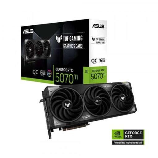 ASUS TUF Gaming GeForce RTX 5070Ti OC Edition 16GB GDDR7 (TUF-RTX5070TI-O16G-GAMING) Graphics Card