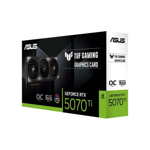 ASUS TUF Gaming GeForce RTX 5070Ti OC Edition 16GB GDDR7 (TUF-RTX5070TI-O16G-GAMING) Graphics Card