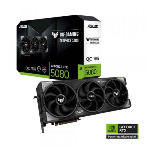ASUS TUF Gaming GeForce RTX 5080 OC Edition 16GB GDDR7 (TUF-RTX5080-O16G-GAMING) Graphics Card